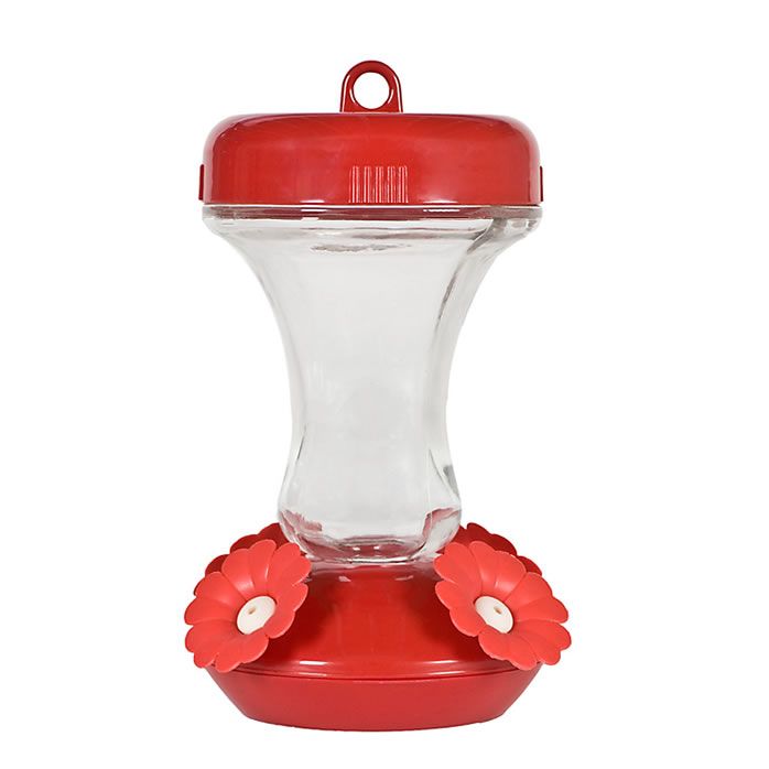 PerkyPet® “Perky’s Finest” 8 oz. Top Fill Glass Hummingbird Feeder