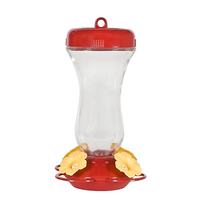 Perky-Pet® “Perky’s Finest” 16 oz. Top Fill Glass Hummingbird Feeder