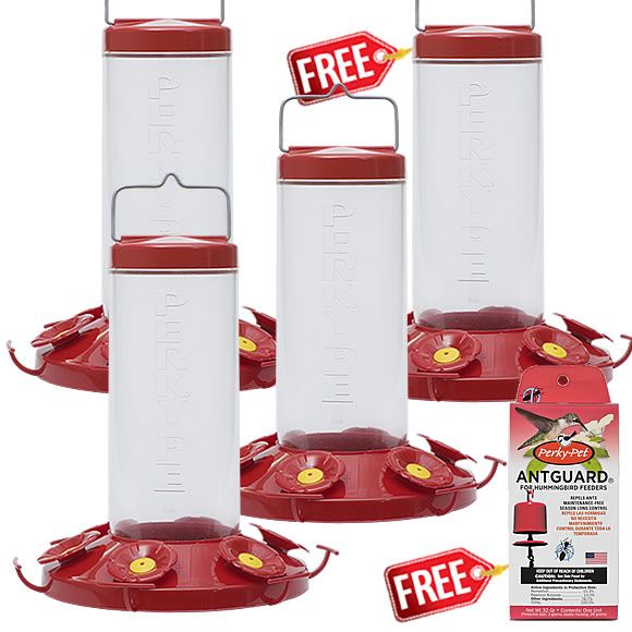 Perky-Pet® Buy 3 Get 1 FREE - The Grand Master Hummingbird Feeder