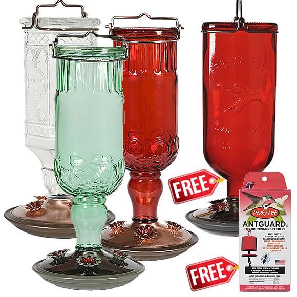 Perky-Pet® Buy 3 Get 1 FREE - Antique Hummingbird Feeder Assortment